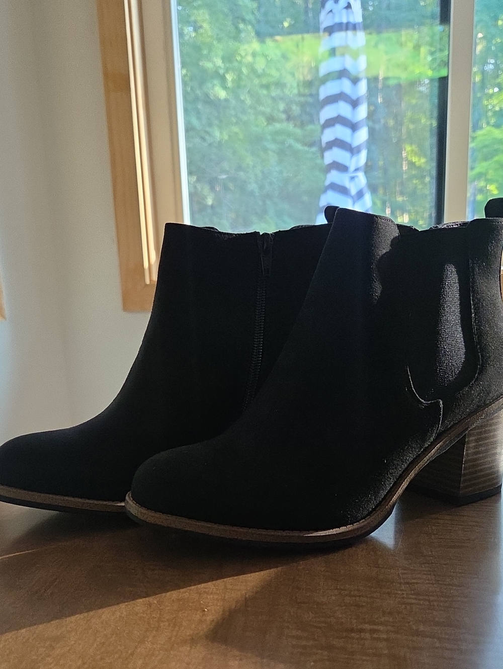 White Mountain Black Ankle Booties
